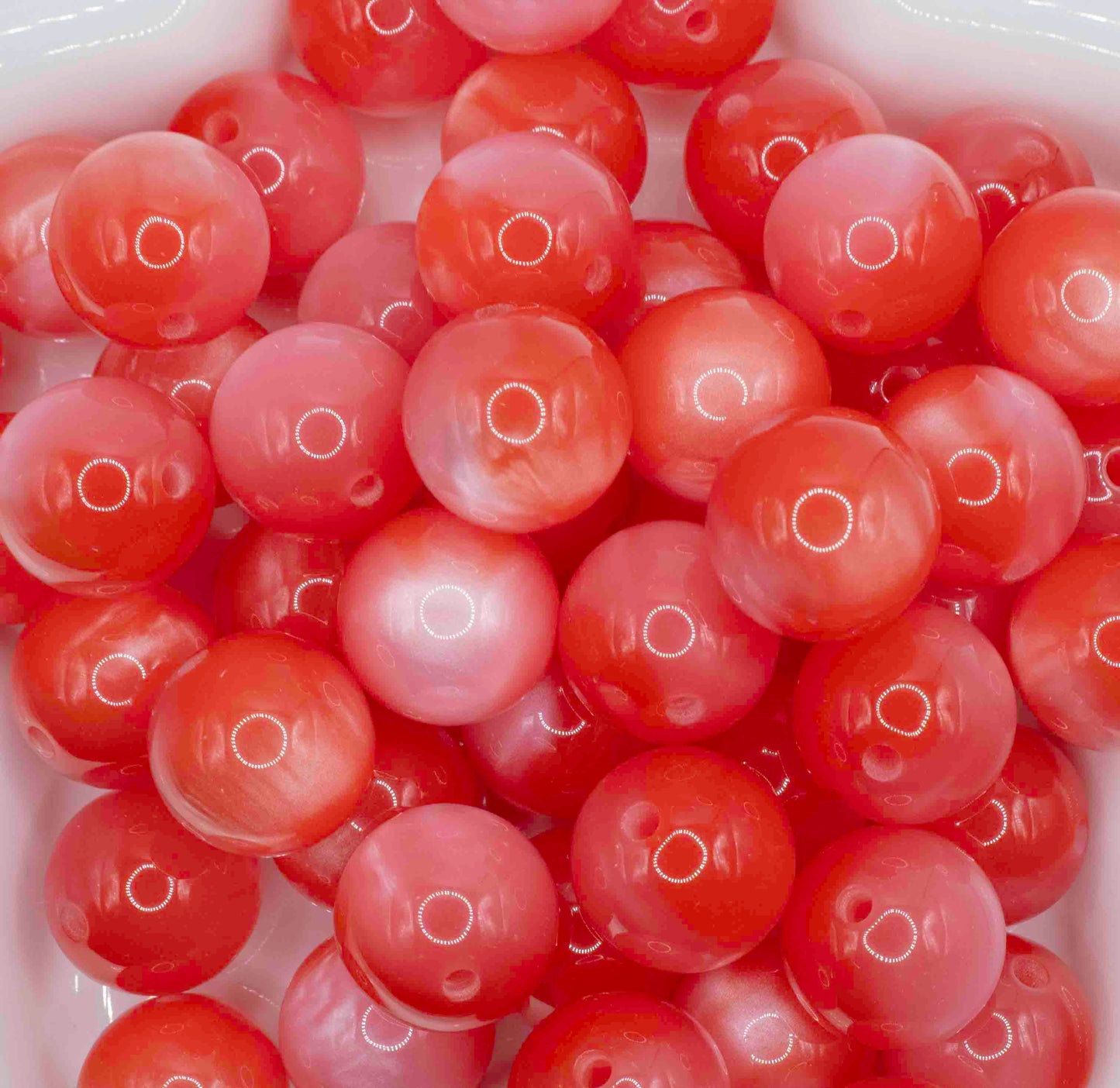 Cateye Beads - Red