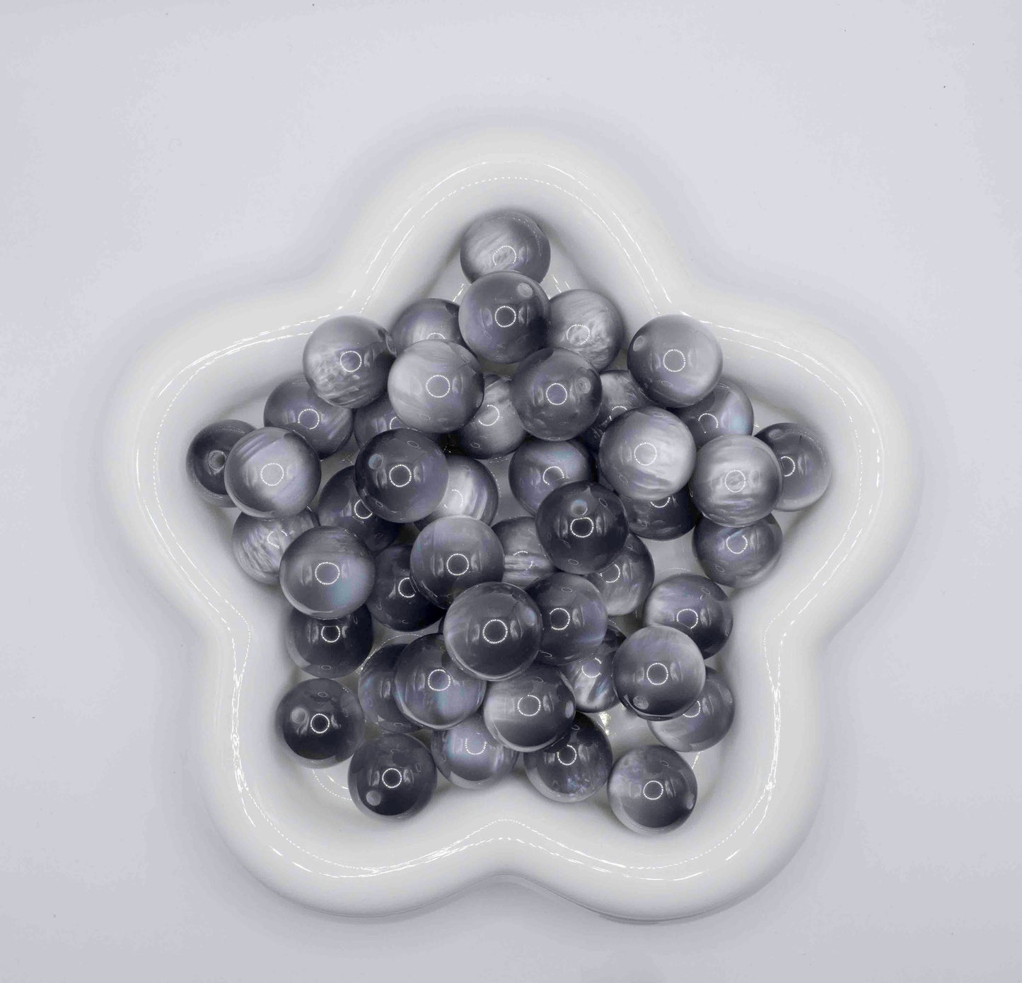 Cateye 16mm Beads - Black