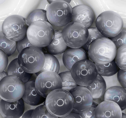 Cateye 16mm Beads - Black