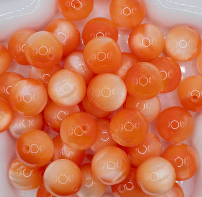 Cateye 16mm Beads - Orange