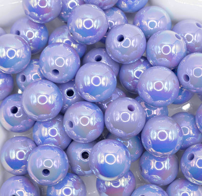 UV solid Color 16mm Beads - Purple